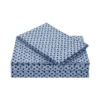 Sänglakan i tryckt mikrofiber