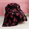 Söta körsbärsrosetter Plush-filtar