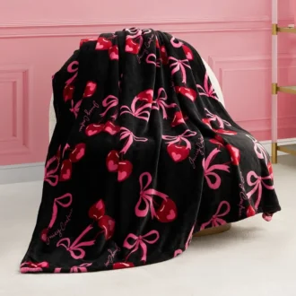 Söta körsbärsrosetter Plush-filtar