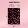 Söta körsbärsrosetter Plush-filtar