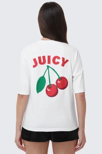 T-shirt med körsbärsmotiv