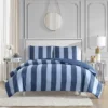 Denim Stripe vändbart täckeset